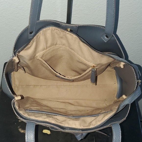 Nanette Lepore Slate Blue Tote Bag - Picture 7 of 13